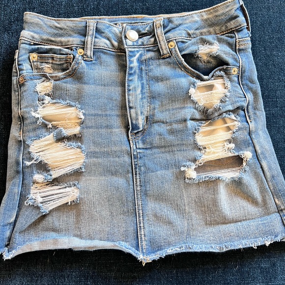 American Eagle Outfitters Dresses & Skirts - American Eagle, Next level stretch , Denim mini skirt size 6